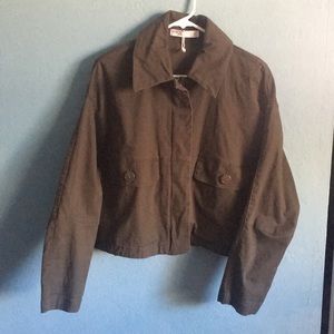 Zara over sized jacket in olive color